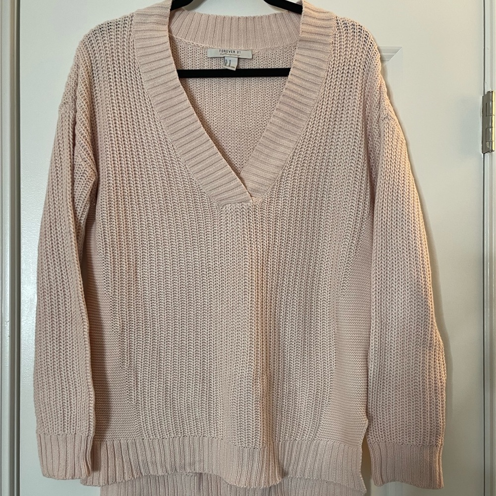Oversized knit sweater